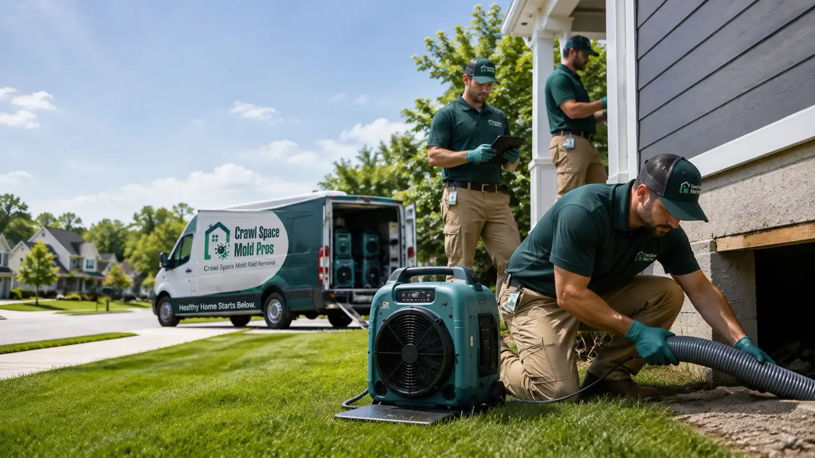 Crawl Space Mold Removal in Lamona, WA